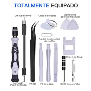 Kit Chaves Precisão Manutenção Profissional 115 Pç