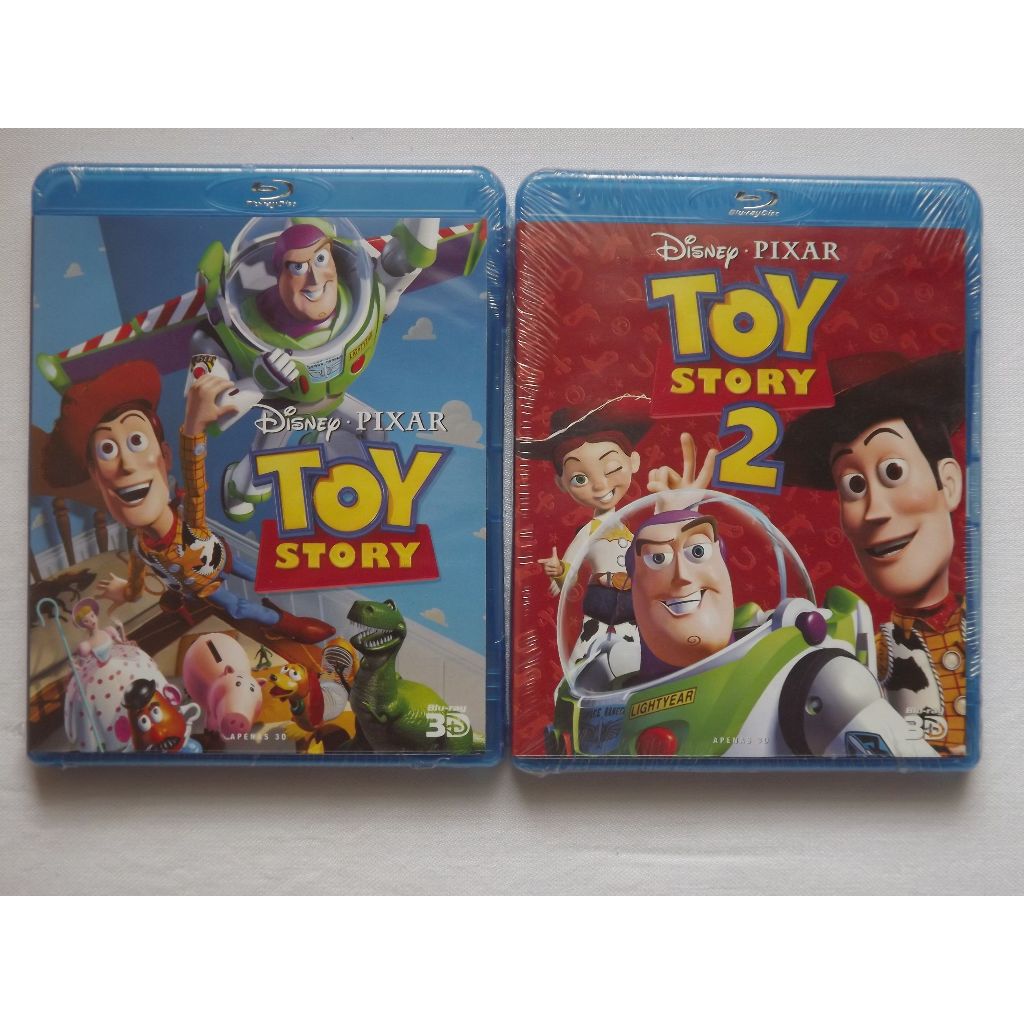 Blu-ray Toy Story 1 E 2 - Somente 3D - Novos- Originais - Lacrados