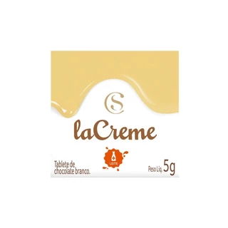 Tablete LaCreme Chocolate Branco 10g Cacau Show em Oferta na Shopee