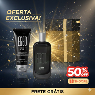 Kit Egeo black Oboticario - Perfume masculino em Oferta na Shopee