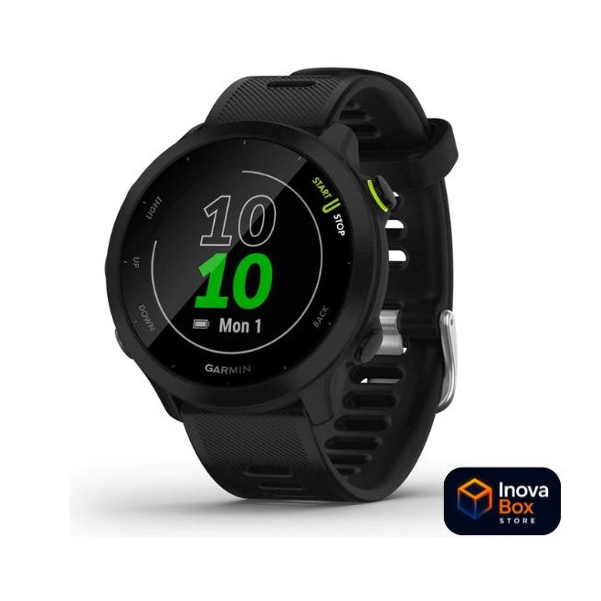 Relógio Inteligente Garmin Forerunner 55 - GPS Integrado, Monitoramento ...