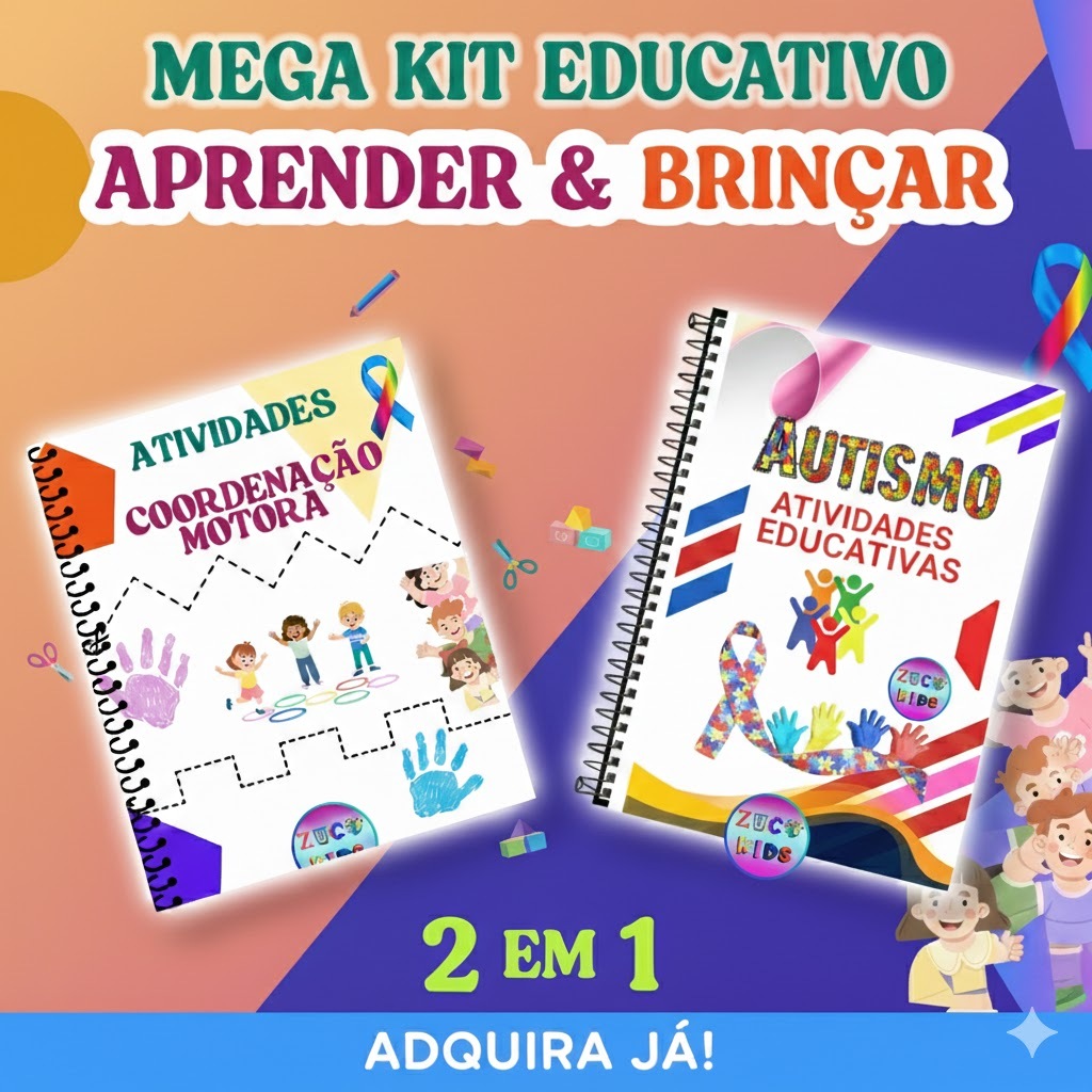 Kit Apostilas AEE, Atividades Adaptadas Autismo - Material Pedagógico ...
