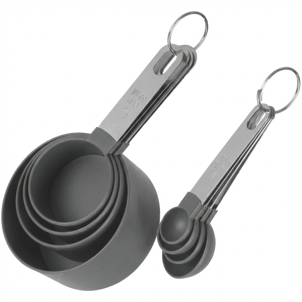 Kit De Colher Medidora Inox Cozinha Profissional Medidas Pre