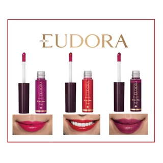 Lip Tint Eudora Batom Líquido Soul ROSADO ENERGY / UVA RELAX / VERMELHO HAPPY em Oferta na Shopee