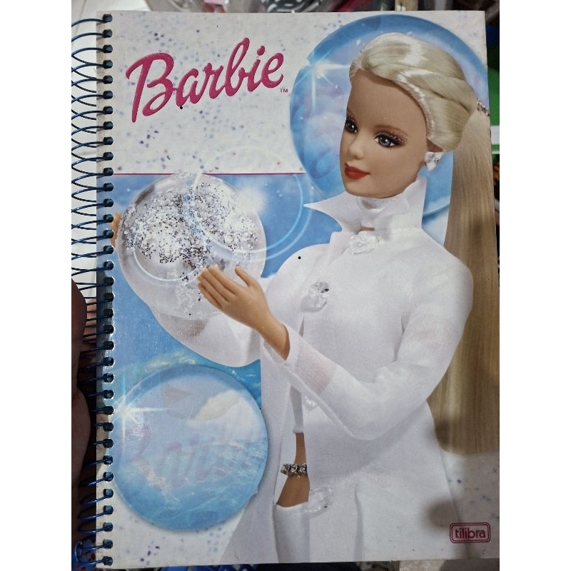 Caderno Barbie 10 matérias Tilibra antigo vintage raro | Shopee Brasil