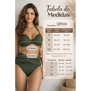 KIT 2 BIQUÍNIS FEMININO CINTURA ALTA COM BOJO MODA PRAIA VERÃO em Oferta na Shopee
