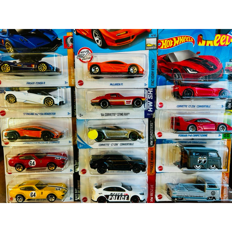 HotWheelsミニカーセットRWBPorsche Ferrari LBWK Hot Wheels Originais 1/64- Modelos diversos (ferrari, porsche