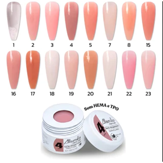 Kit 2 Sculping gel Real Love Sem HEMA e TPO Allsmile 15ml - Alongamento de Unhas em Oferta na Shopee