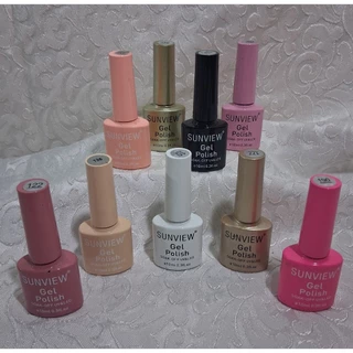 Kit 08  Esmaltes em Gel Sunview 10ml UV & LED Acrigel Porcelana  Profissional em Oferta na Shopee