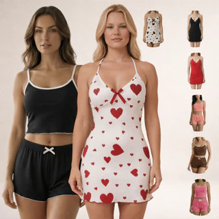Pijama Verão e Camisola Sexy Blogueira | Baby Doll Costas Nuas | Baby Dool Alças Finas em Oferta na Shopee