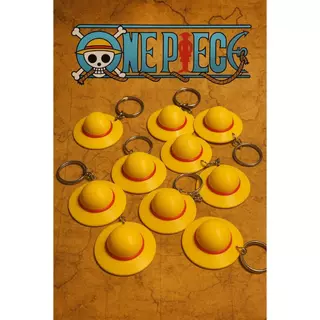 Chaveiro Chapéu de Palha – Luffy | Impressão 3D | One Piece | Geek Colecionável
