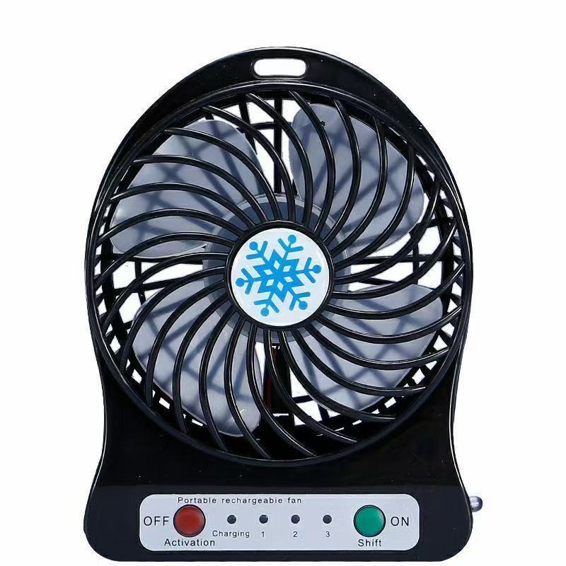 Mini ventilador mesa portátil com potente circulação ar design sem fios recarregável | Shopee Brasil
