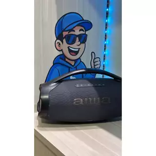 Caixa de Som Aiwa Boombox BBS-01 | 200W RMS | Nova na Caixa | Bateria 30h em Oferta na Shopee