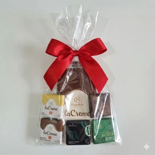 Kit Cacau Show Tablete LaCreme 100g + 5 Mini Tabletes 5g | Chocolate ao Leite | Presente Pronto em Oferta na Shopee