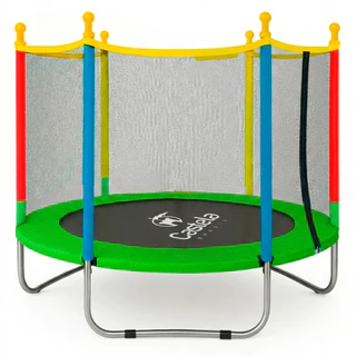 Cama Elástica Grande 1.40 Metros até 80KG Infantil Pula Pula Trampolim Verde - Castela em Oferta na Shopee