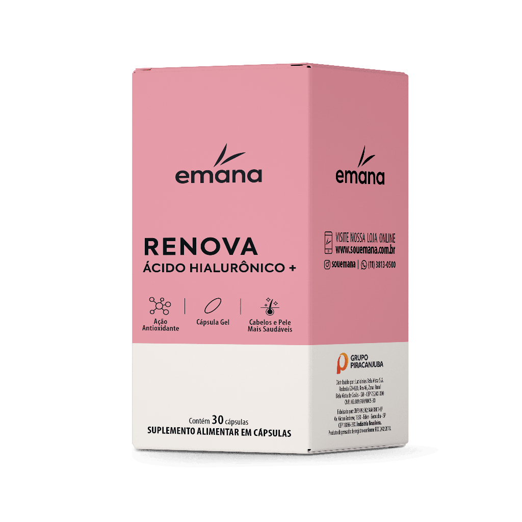 Emana Renova Acido Hialuronico+ 30 Capsulas | Shopee Brasil