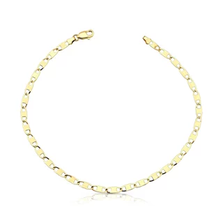 Pulseira Masculina de Ouro 18k Piastrine com 2,5mm e Espessura Fina em Oferta na Shopee