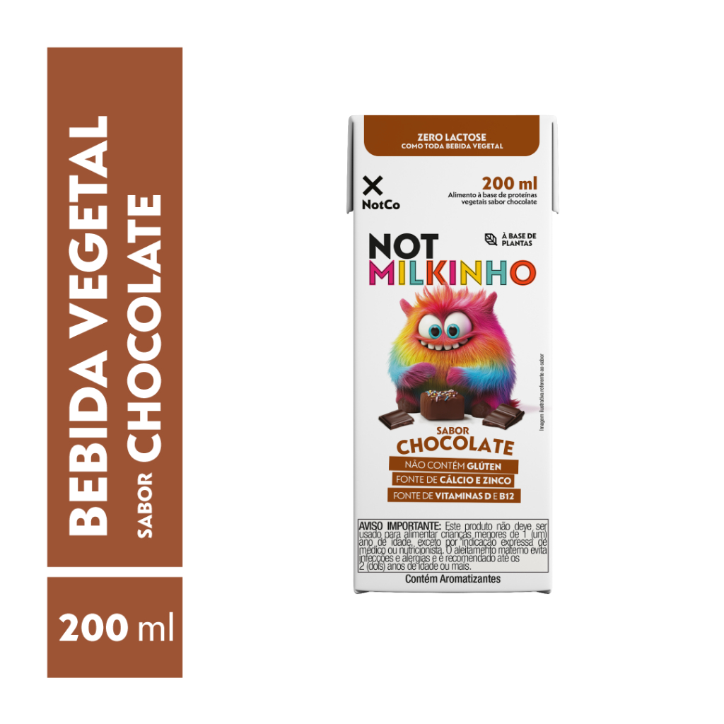 Bebida Vegetal NotCo NotMilkinho Chocolate Chocolate 200ml | Shopee Brasil