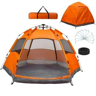 Barraca de Acampamento Camping Automática Grande 5 Pessoas Monta Rápido Impermeável + Acessórios em Oferta na Shopee