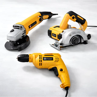 Kit 3 em 1 Profissional Esmerilhadeira 2000W + Furadeira 500W + Serra Mármore 110mm com Maleta em Oferta na Shopee