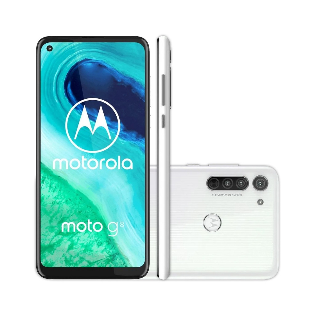 Motorola Moto G8 4G 64GB 4GB RAM 6,4″ Câmera Quádrupla 16MP + 8MP
