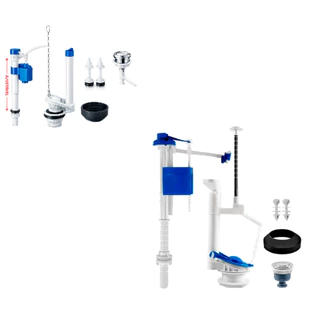 Mecanismo Completo Universal Com Entrada Hidráulica E Acionamento Superior Para Caixa De Descarga em Oferta na Shopee
