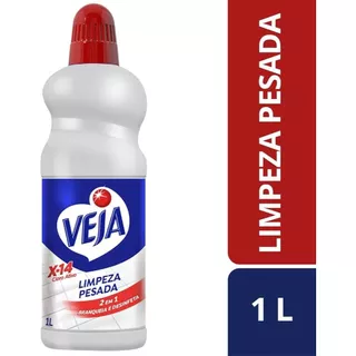 Veja Limpeza Pesada X-14 1L Remove Gordura Multiuso em Oferta na Shopee