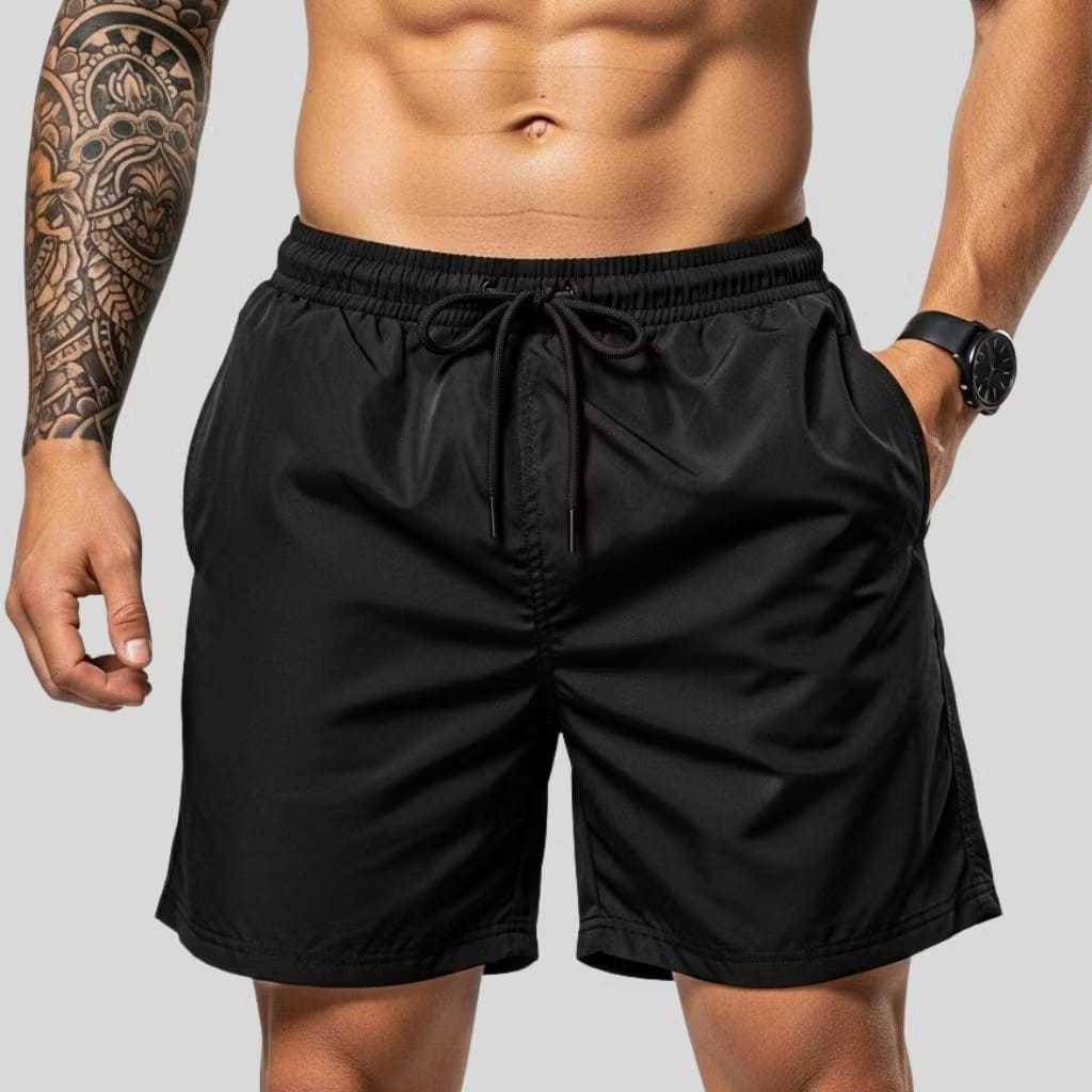 Shorts Masculino Tactel Praia Academia Treino Corrida E CASUAL...
