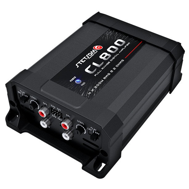 Módulo Automotivo Stetsom CL800.4 800W RMS 4 Canais Digital 2 Ohms Som Automotivo