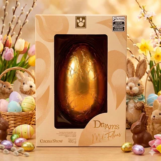 Ovo De Páscoa Cacau Show 400 Gramas Pistache Dreams Lacreme Mil Folhas em Oferta na Shopee