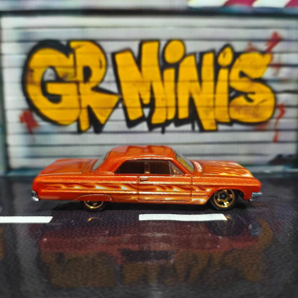 ホットウィール 64 IMPALA STH 金色炎 ホットウィール 64 IMPALA STH 金色炎 HotWheels Malaysia | Hot