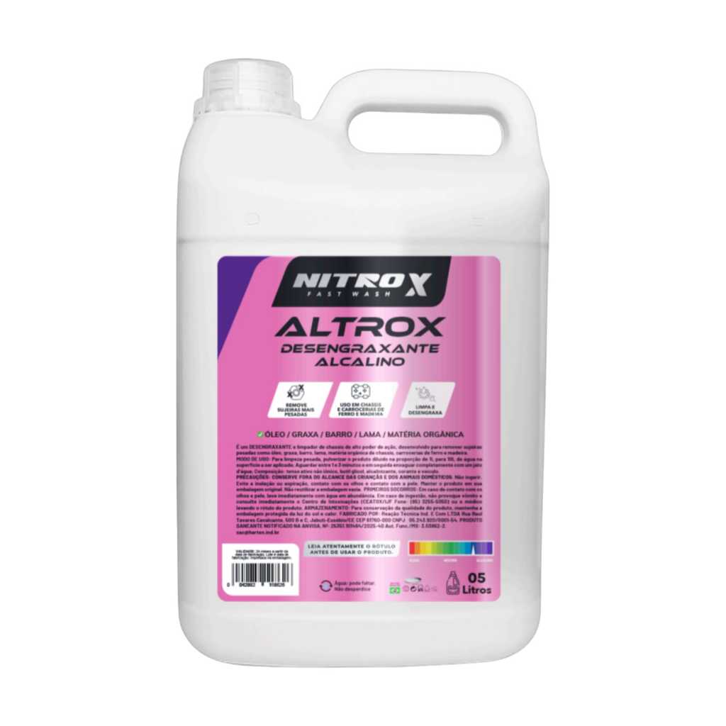 Desengraxante alcalino Altrox 5l Nitrox | Shopee Brasil