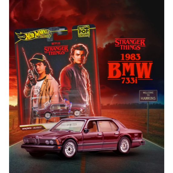 Hot Wheels Premium Pop Culture Stranger Things 1983 Bmw 733i