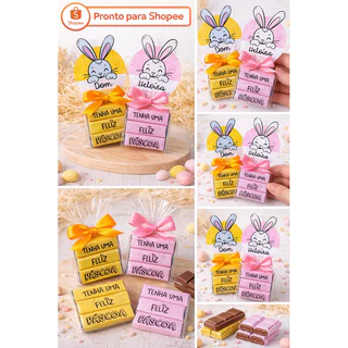 Kit Páscoa BIS – Pegue e Monte ENVIO EM 24H - Mimo de Páscoa simples, criativo e econômico, perfeito para lembrança em Oferta na Shopee