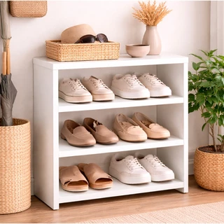 Sapateira Organizador Multiuso Slim Hall Entrada Prateleira Calcados Vertical Compacta Branca Grande Para Quarto Closet em Oferta na Shopee