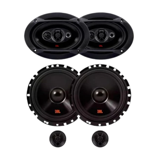 Kit 4 Alto Falantes Jbl Flex 4 6pol + 6x9pol 330w Rms Total em Oferta na Shopee