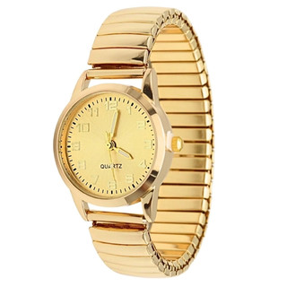 Relógio Feminino Dália Gold 28mm Fundo Dourado Premium Elegante Blogueira