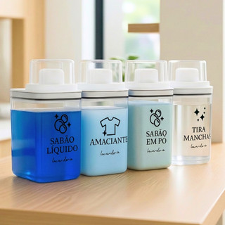 Dispensers Lavanderia 1,5L e 2,3L - Amaciante, Sabão em Pó, Sabão Líquido, Tira Manchas kit/individ — foto 5 — Achou Levou Brasil