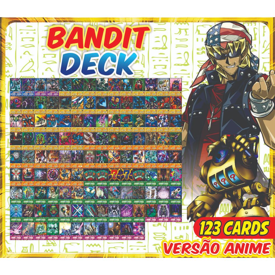 Bandit Keith (120 Cards) Deck Anime | Shopee Brasil