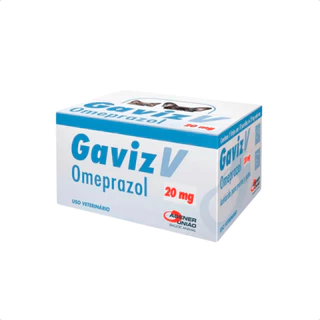 Gaviz V Omeprazol 20mg Uso Veterinário Strips com 10 Compimidos Caixa Agener em Oferta na Shopee