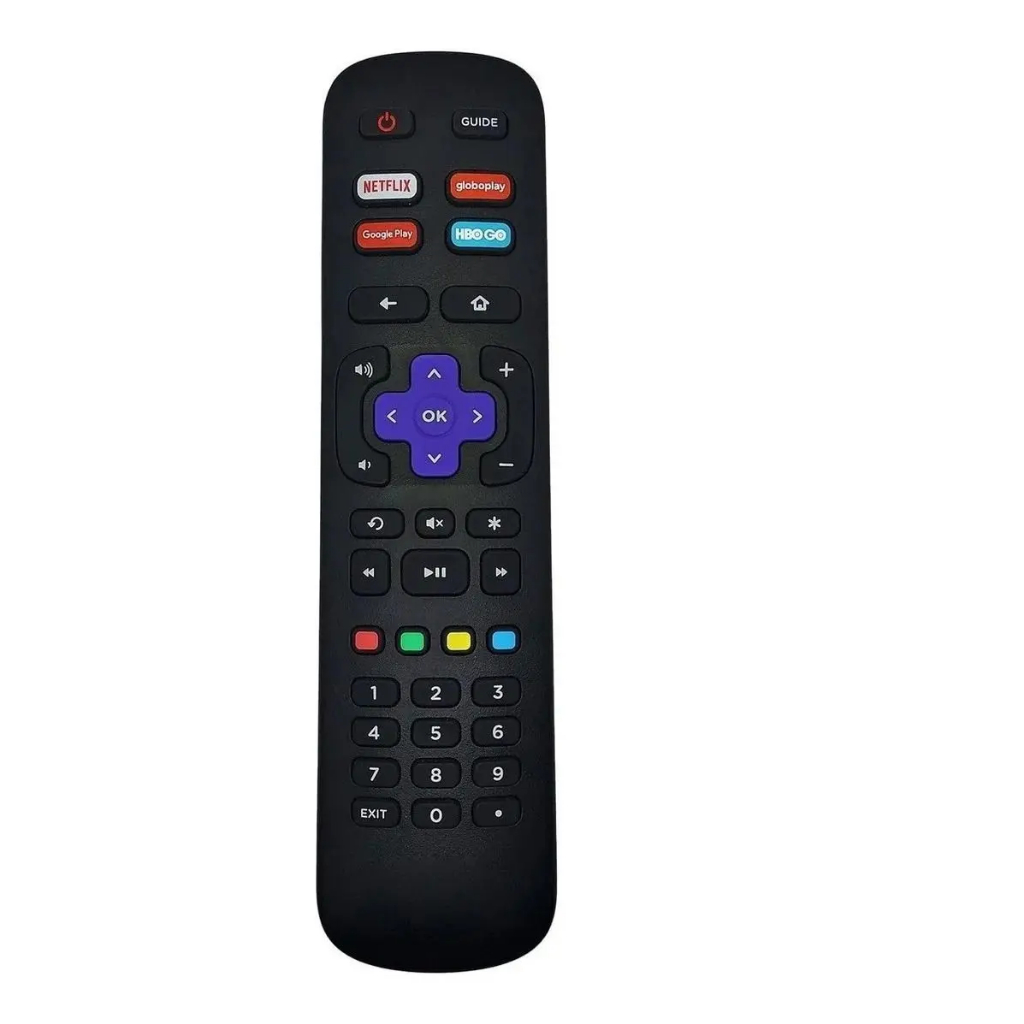 Controle Remoto Compatível TV Philco Roku Tv Netflix Hbo Google ...