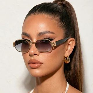 Oculos de Sol Marrocos Premium Geometrico Blogueira Tendencia uv400 Masculino Feminino em Oferta na Shopee