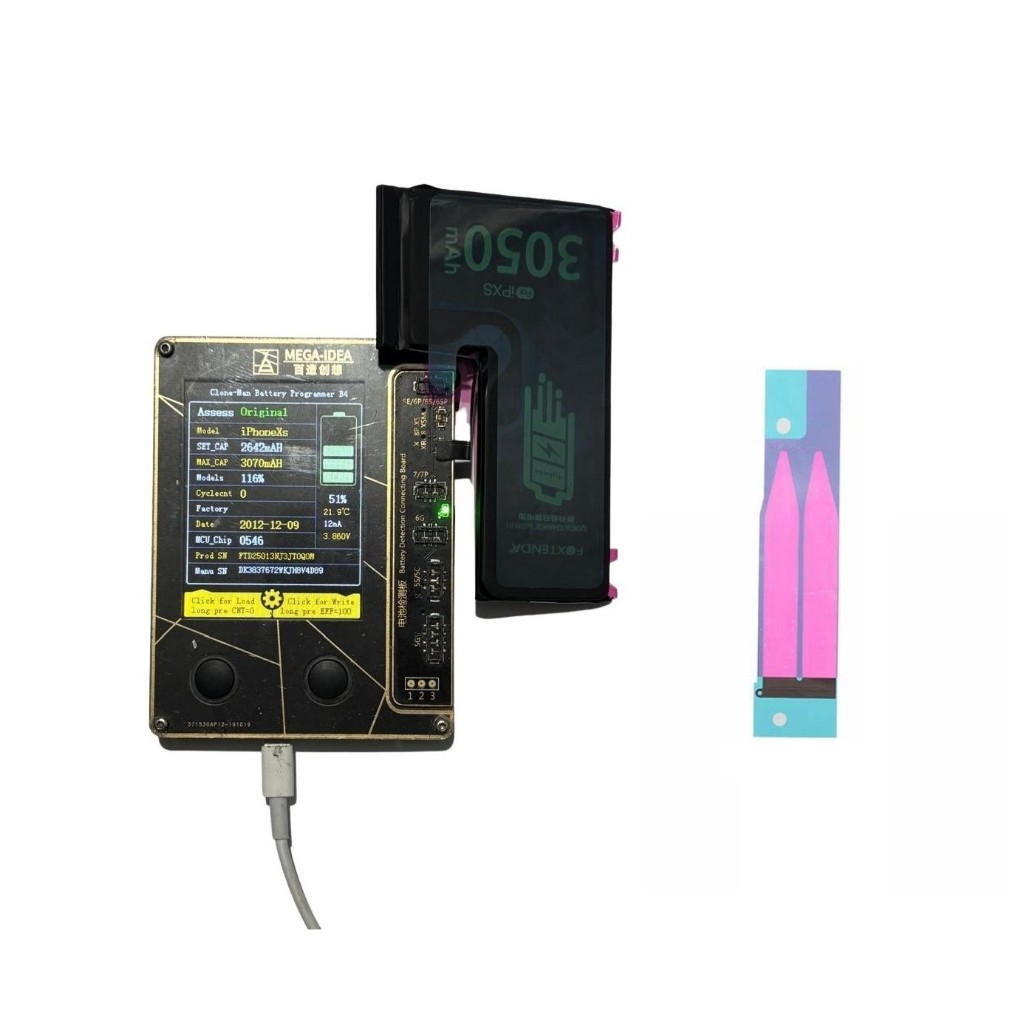 STORM X-CELL プラグ済み　15P Batterla Foxtenda Compatível c/ iphone XS - 1 Ano de Garantia