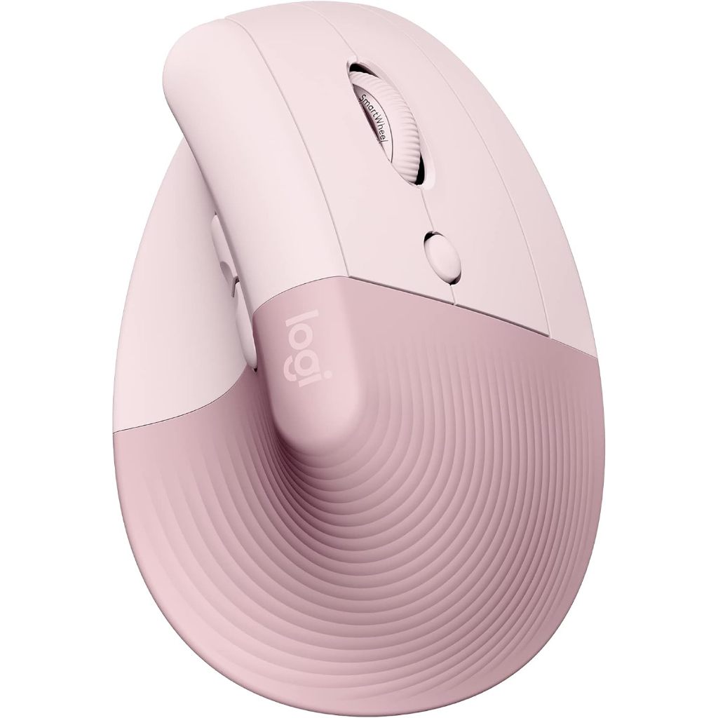 Mouse Sem Fio Logitech Lift Vertical - Rosa (CAIXA ABERTA) | Shopee Brasil