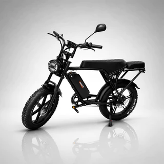 Bicicleta Elétrica Bikelete V8 1000w 48v Preto 50km/h Lítio sem CNH em Oferta na Shopee