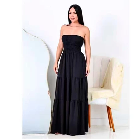 Vestido Tropical Longo Tomara que Caia Estampado – Moda Feminina 2026 ENTREGA INMEDIATO