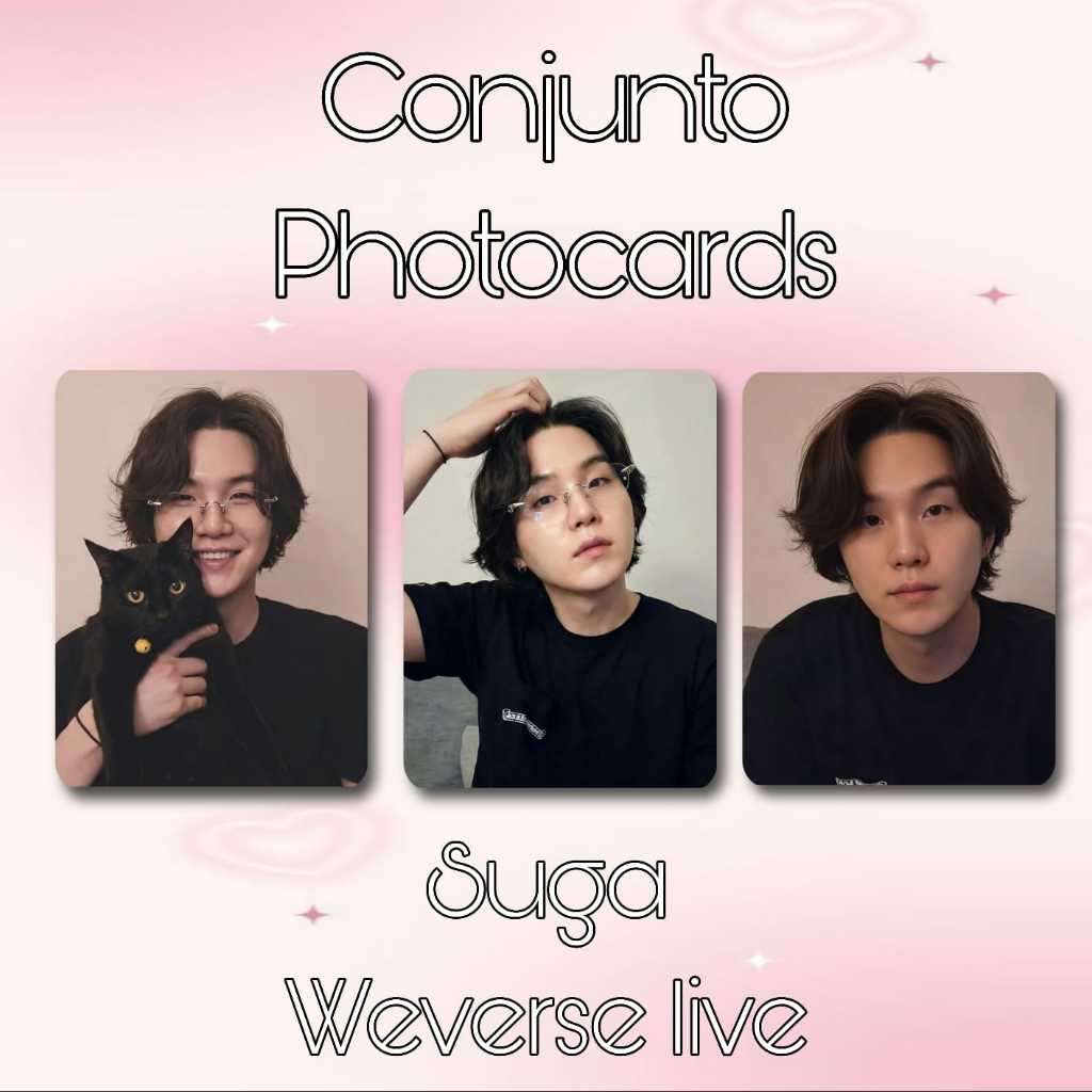 Photocard fanmade suga BTS em Promoção na Shopee Brasil 2026