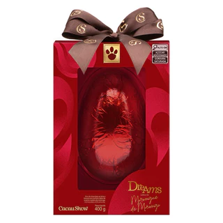Ovo de Páscoa Dreams Merengue de Morango 400g Cacau Show em Oferta na Shopee