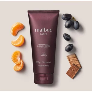 Shower Gel cabelo e corpo Malbec 75gr