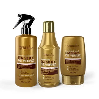 Kit Reconstrução De Brilho Banho De Verniz Forever Liss em Oferta na Shopee